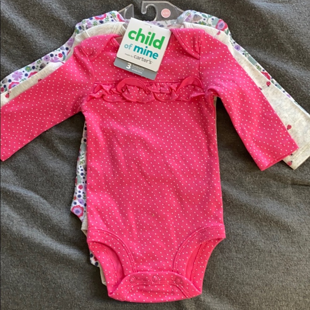 0-3m baby girl onesie